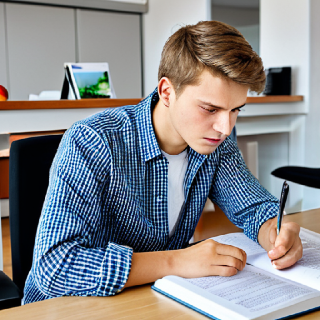 도로교통사 시험 과목별 최적의 학습 방법 - Focused Learning**

"A young adult, fully clothed in casual but presentable attire, studying German ...