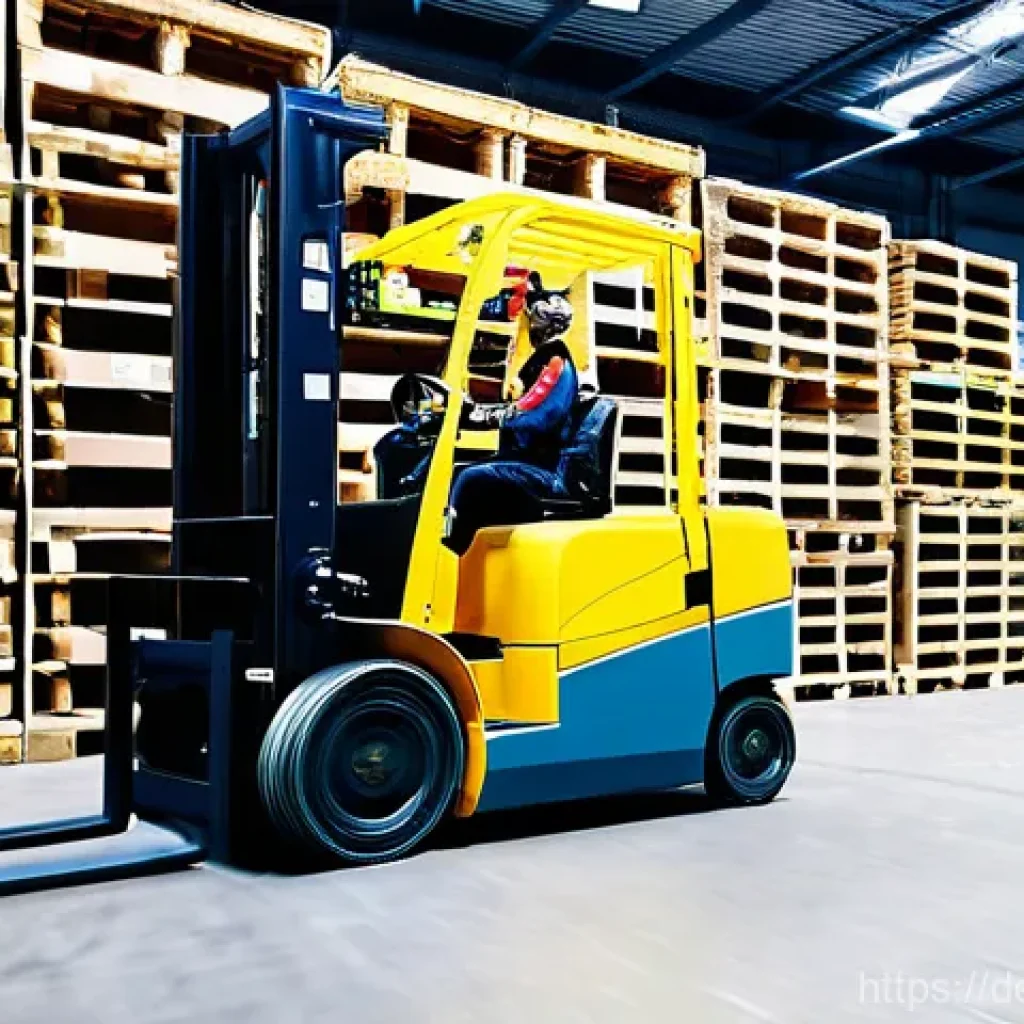 도로교통사 취업 준비 과정 - **Prompt:** A dynamic, wide-angle shot capturing the essence of the modern German logistics industry...