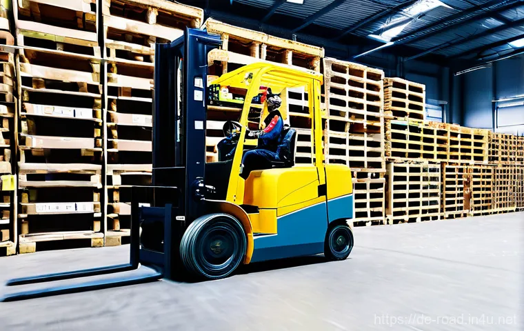 도로교통사 취업 준비 과정 - **Prompt:** A dynamic, wide-angle shot capturing the essence of the modern German logistics industry...