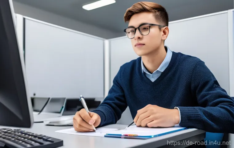 도로교통사 필기시험 고득점을 위한 학습 자료 - **Prompt:** "A young German student, appearing to be around 20 years old, with a bright and focused ... 도로교통사 필기시험 고득점을 위한 학습 자료 - **Prompt:** "A young German student, appearing to be around 20 years old, with a bright and focused ...