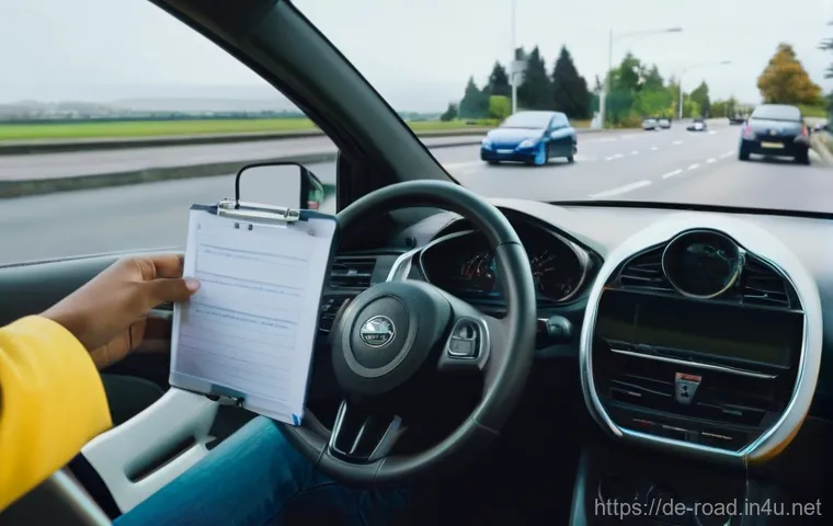 도로교통사 시험의 최신 합격률 통계 - **Prompt:** A young, diverse driving student, aged around 19, is intently focused in the driver's se... 도로교통사 시험의 최신 합격률 통계 - **Prompt:** A young, diverse driving student, aged around 19, is intently focused in the driver's se...