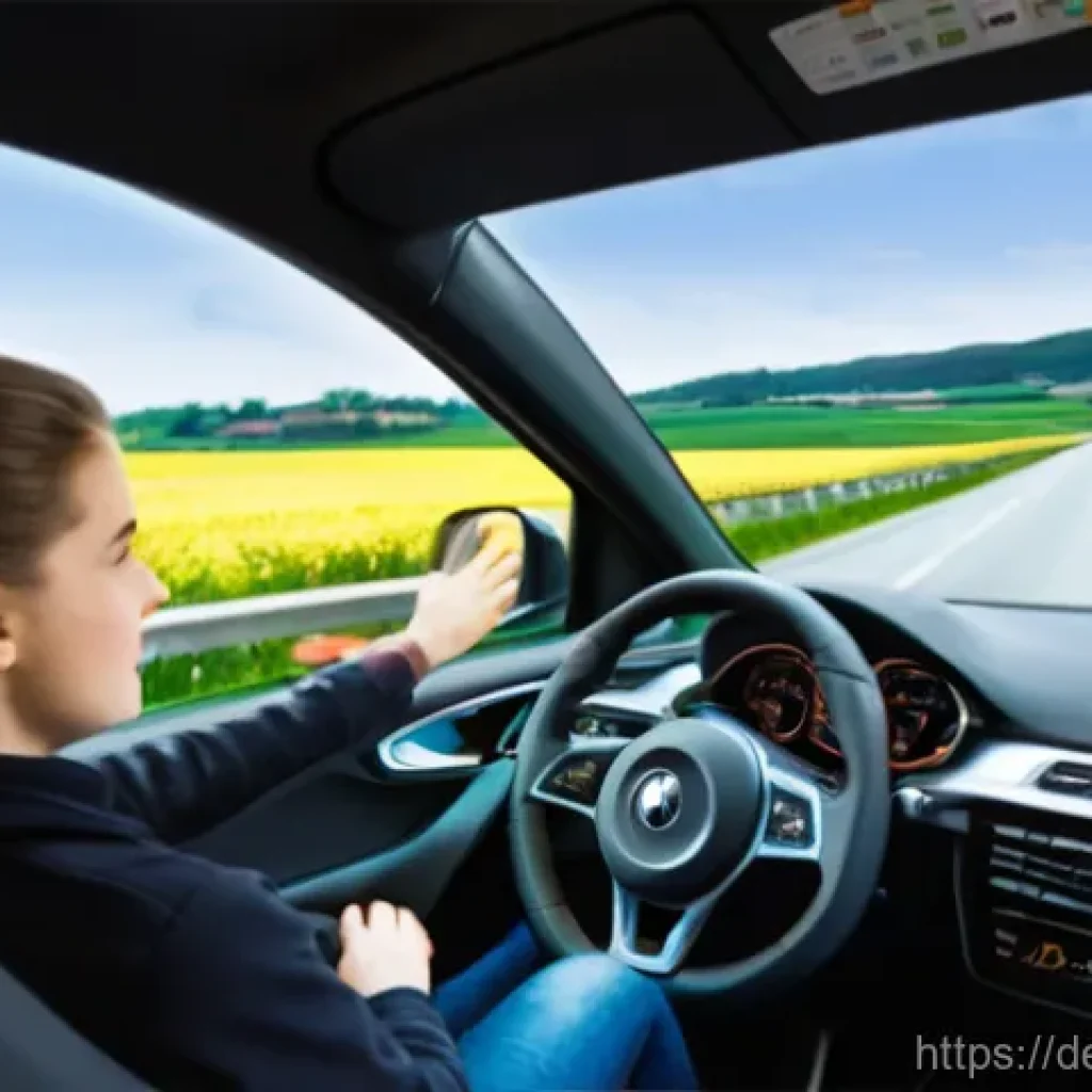도로교통사 시험과 관련된 최신 법률 - The simulator features three curved, high-definition screens displaying a realistic German road scen...