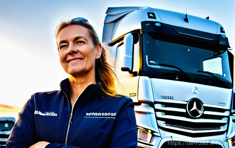 도로교통사 자격증 취득 후 취업 전략 - **Prompt 1: The Modern German Professional Driver**
"A vibrant, high-definition photograph of a ...