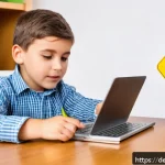 도로교통사 시험 과목의 주요 학습 자료 - A detailed study scene showing a young German learner sitting at a wooden desk in a bright room, sur...